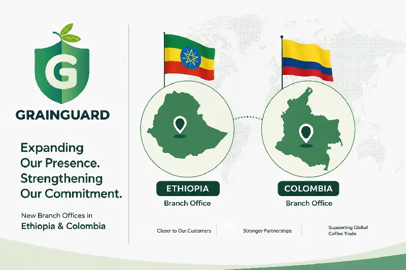 GrainGuard amplía su presencia internacional con nuevas sucursales en Etiopía y Colombia