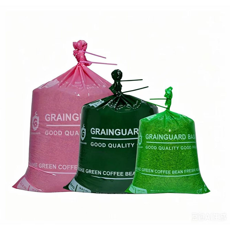 Forro hermético de yute en grano de café verde