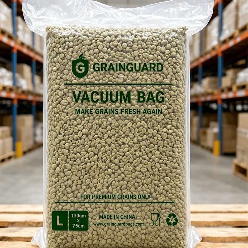 Bolsa de vacío hermética de grano de café verde Bolsa de vacío hermética de grano de café verde
