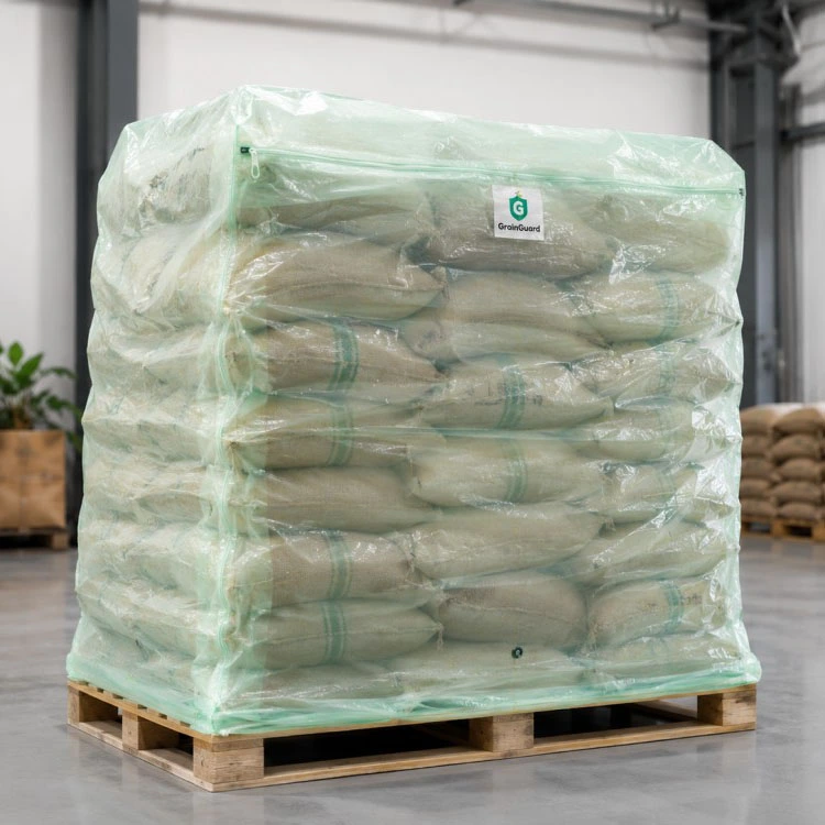 Grano de café verde capullo de almacenamiento interior hermético