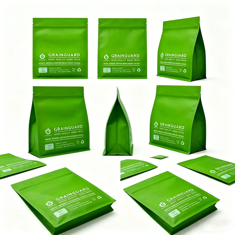 Bolsa de muestra para grano de café verde