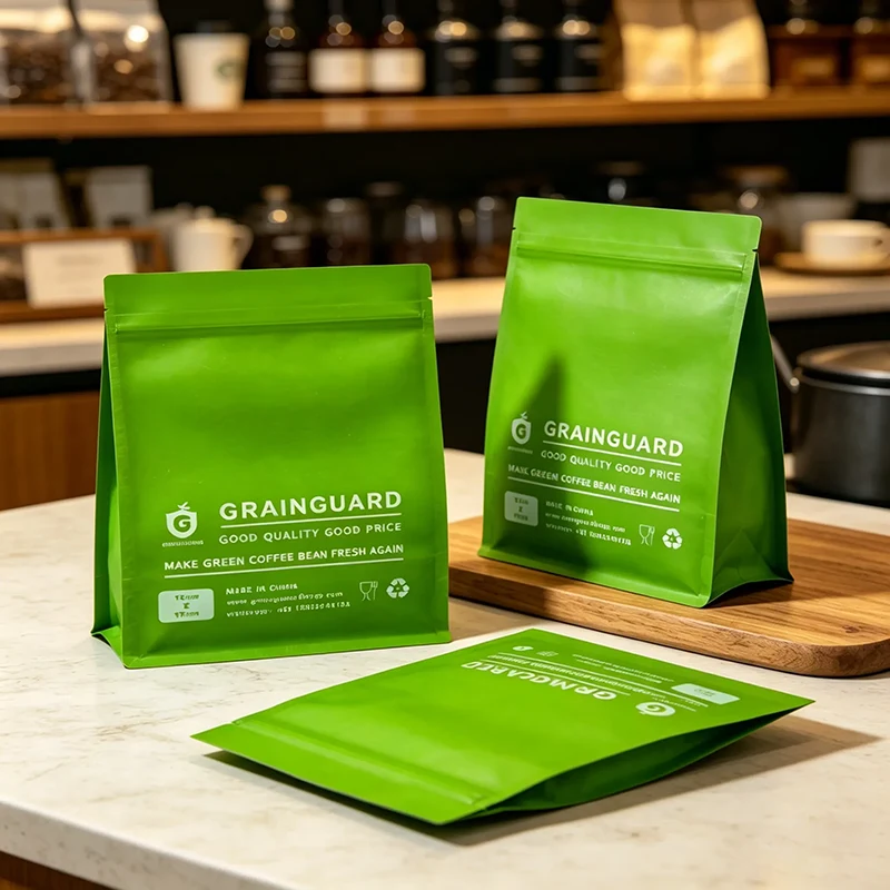 Bolsa de muestra para grano de café verde